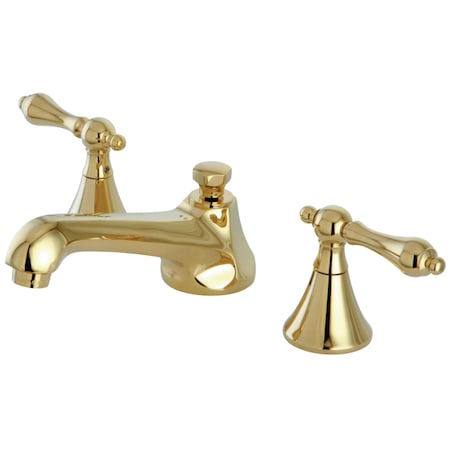 Kingston Brass KS4472AL 8" Widespread Bathroom Faucet, Polished Brass KS4472AL